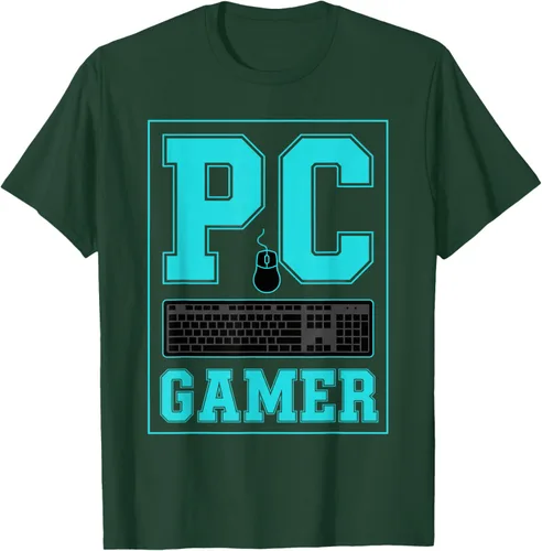 Vista 100 de PC Gamer Gaming Teclado Ratón Esports Computer Fan Camiseta
