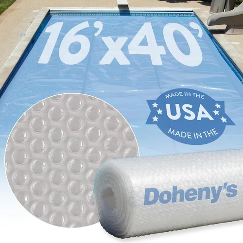 Vista 7 de Doheny's Clear-Tek - Cubierta solar de micro burbujas para piscinas enterradas Aumenta la absorción de energía solar, retiene el calor, reduce