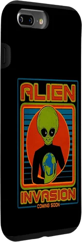 Vista 30 de Funda para iPhone 13 Pro Max Alien Invasion 1984 Tech Noir Distopía