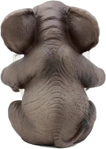Vista 3 de Ebros Gift Safari africano elefante decorativo de cristal salero y pimentero titular figura decoración 7 "H elefantes cocina bar comedor acento