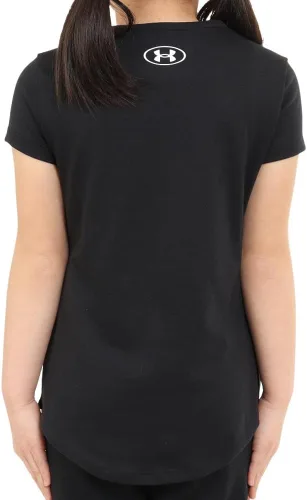 Vista 4 de Under Armour Camiseta de manga corta con gráfico Live Sportstyle para niña