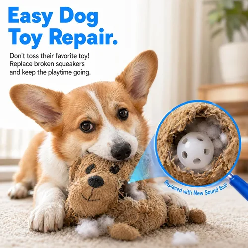 Vista 6 de 50 piezas de sonajero insertos reparadores de ruidos de muñeca para bebé juguete mascota muñeca de peluche Amigurumi manualidades de costura, 1.102