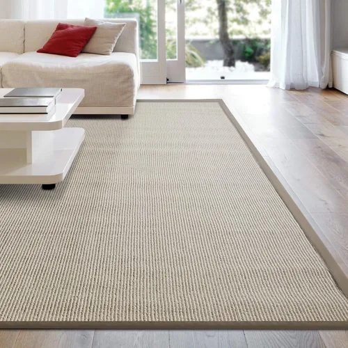 Vista 18 de iCustomRug Zara - Alfombra de sisal sintético y de tamaño personalizado, más suave que la alfombra de sisal natural, resistente a las manchas