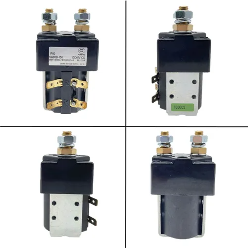 Vista 3 de SW80B-156 Contactor, 48V 125A Contactor para Curtis ZAPI B4SW11 B4SW12 Controlador, Carretilla elevadora eléctrica/Solenoide de carrito de golf