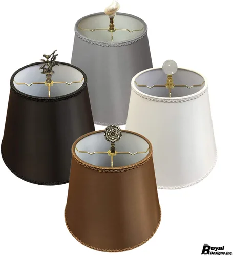 Vista 8 de Royal Designs, Inc. Designer Empire HB-645-14AGL-1 - Persiana de tapa dura con borde elegante, color dorado antiguo, 8 x 14 x 11 pulgadas