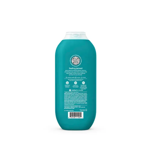 Vista 2 de Method Gel de baño de edición limitada, Feeling Jazzed con notas de vainilla cremosa, cacao y almizcle, 18 onzas