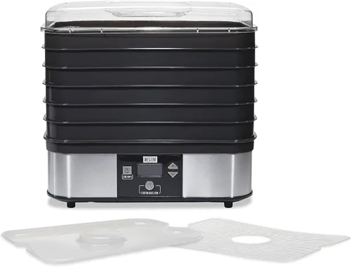 Vista 9 de Weston - Máquina deshidratadora de alimentos para cecina, frutas, carne, hierbas y verduras Precision Digital Temperature Control (90°-160°F) 10