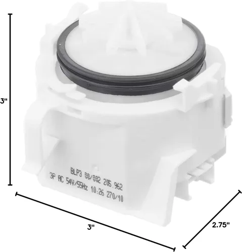 Vista 3 de Bosch 00611332 Bomba de drenaje original OEM para lavavajillas Bosch