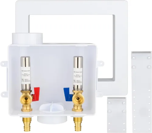 Vista 11 de Caja de salida para máquina de hielo con pararrayos de martillo de agua de acero inoxidable, entrada de sudor de 1/2 pulgada (MIP) y conexión