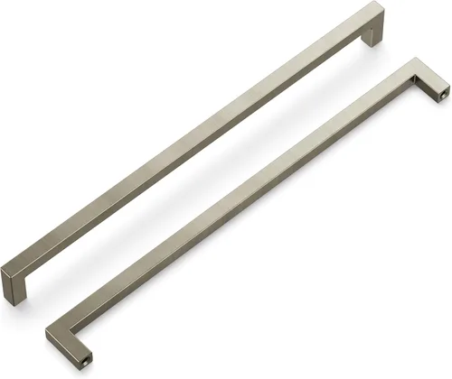 Vista 64 de Hickory Hardware - HH075326-BGB - Manija de la colección Skylight, 3 pulgadas de centro a centro, latón dorado cepillado.