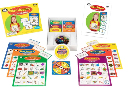 Vista 2 de Super Duper Publications Word Joggers® para Categorías Juego de Bingo Recurso educativo para Niños