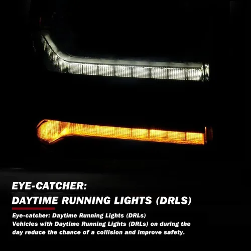 Vista 6 de JSBOYAT HID/Xenon para Chevy Silverado 1500 2016-2019 Conjunto de Faros Delanteros de Repuesto Proyector LED DRL Estilo OE de Fábrica Par Juego