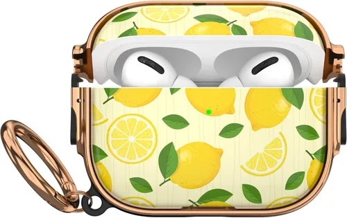 Vista 19 de Maxjoy Funda para AirPods 3 con cerradura, funda protectora rígida de 3ª generación para AirPod de 3ª generación para mujeres y hombres con llavero