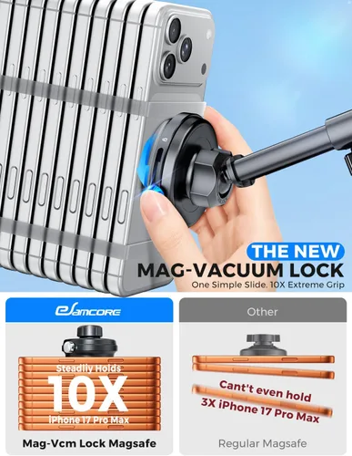 Vista 2 de eSamcore MagSafe Car Mount, Off-Road Mag-Vacuum Lock Magnetic Phone Holder