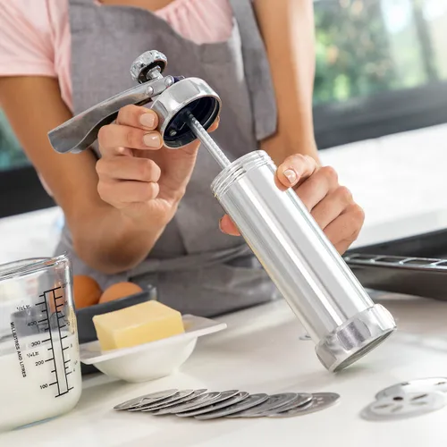 Vista 7 de Máquina para Hacer Galletas y Manga Pastelera 2 en 1 Prekies InnovaGoods