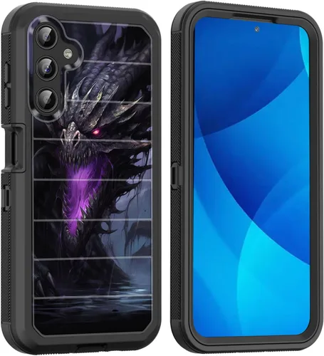 Vista 132 de Funda para Galaxy A15 5G, cuerpo completo, protección contra caídas, a prueba de polvo, resistente de 3 capas, militar, resistente, duradera