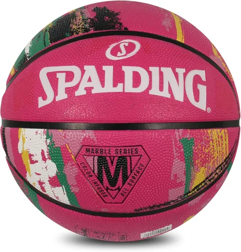 Vista 2 de Spalding Pelota de baloncesto al aire libre/interior de mármol para mujer