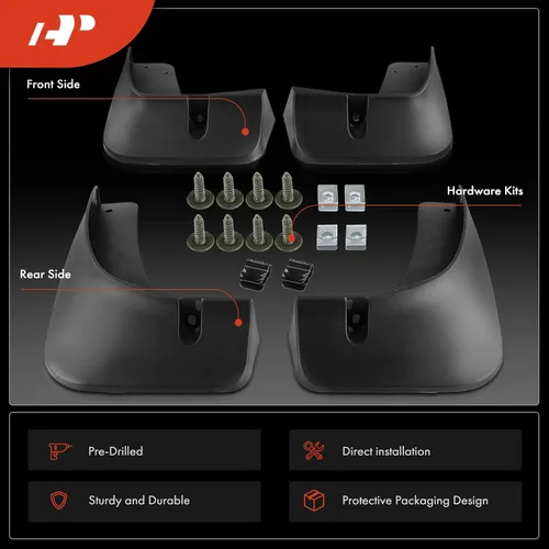 Vista 3 de A-Premium Aletas de barro compatibles con Mazda CX-50 2023-2024