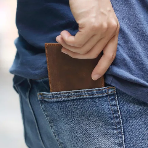 Vista 5 de Cartera personalizada grabada para hombres, regalo para novio, esposo