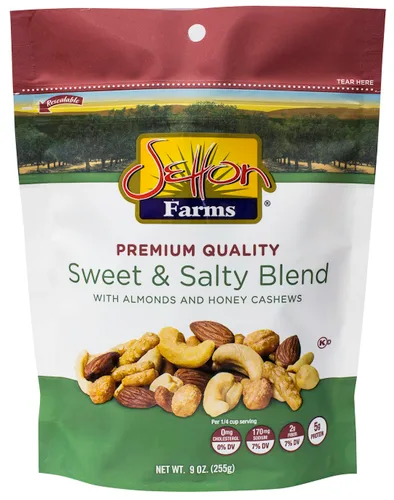 Vista 18 de Setton Farms Bolsa de mezcla de nueces de pistacho con almendras, pistachos y anacardos, bolsa resellable de 8 onzas