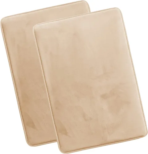 Vista 61 de Clara Clark Alfombra de Baño 24" x 17" - Alfombras de Baño, Tapete de Baño de Espuma Viscoelástica, Afelpado, Acogedor, Ultra Suave, Antideslizante