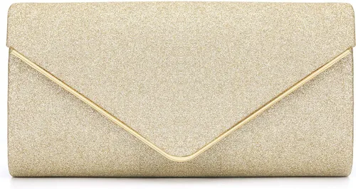 Vista 2 de ZIUMUDY Bolsos de noche con purpurina para mujer, para boda, fiesta, bolso