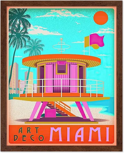 Vista 38 de Poster Master Póster de viaje vintage, impresión retro de playas de dunas - Arte de línea South Shore - Regalo para él, ella, amante de los viajes