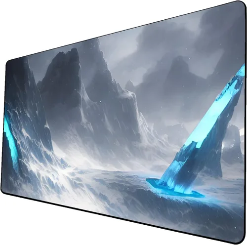Vista 19 de Fantasy Black Lotus TCG - Tapete de juego de 24 x 14 pulgadas, tapete de juego para MTG DTCG CCG RPG Trading Card Game Mats superficie lisa juego