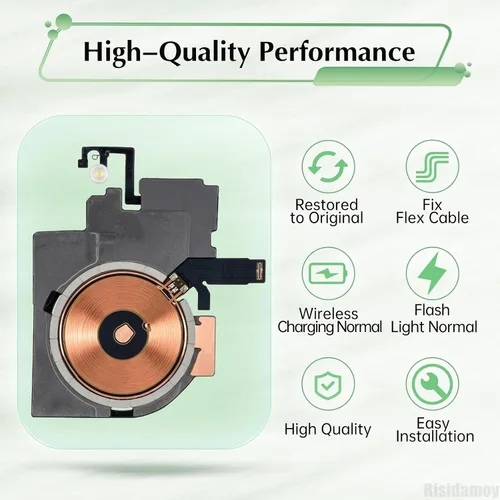 Vista 5 de NFC Wireless Charging Flash Light Replacement for iPhone 16 Plus