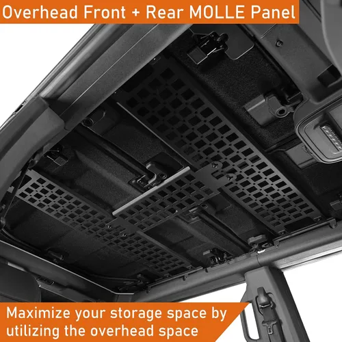 Vista 2 de Hooke Road Bronco - Kit de panel de almacenamiento superior MOLLE para accesorios de 4 puertas Ford Bronco 2021-2026
