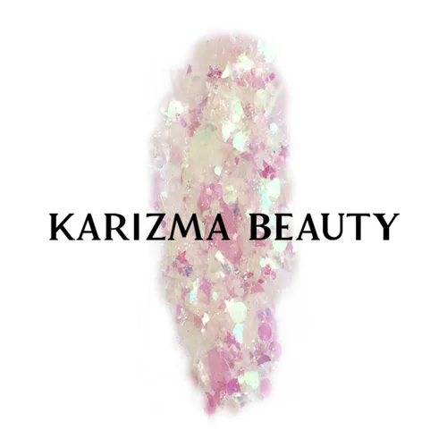 Vista 7 de KARIZMA Purpurina iridiscente. Cara gruesa, cabello, ojos y cuerpo de 1.06 oz para mujeres. Rave, accesorios para festivales, maquillaje cosmético.