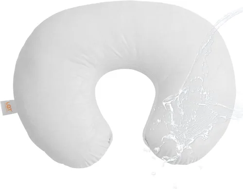 Vista 10 de LAT - Almohada de lactancia impermeable para lactancia, funda extraíble impermeable, almohadas ergonómicas para lactancia materna para bebés niños