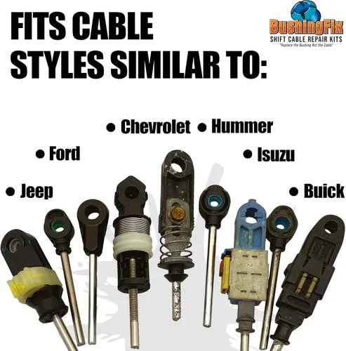 Vista 5 de BushingFix Si2Kit - Kit de reparación de bujes de cable de cambio automático, repuesto de buje de cable de cambio, kit de reparación de transmisión