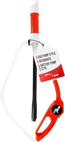 Vista 8 de TERA PUMP Bomba automática de transferencia de líquidos alimentada por batería con sensor de parada automática + manguera extra larga de 10 pies