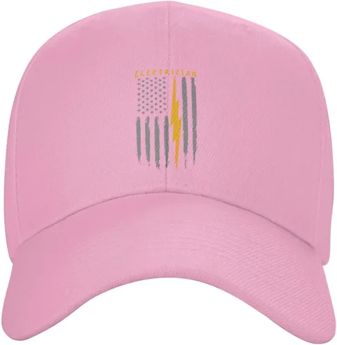 Vista 14 de Gorra de béisbol de electricista estadounidense con bandera de Estados Unidos