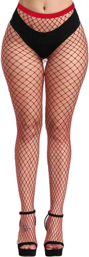 Vista 22 de Medias de Red para Mujer, Medias de Cintura Alta, Medias Sexys, Medias Transparentes, Medias de Malla negro_1