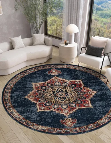 Vista 34 de Único Loom - Alfombra de la colección Utopia con estampado botánico vintage, tonos cálidos Beige/Marrón