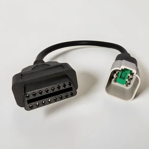 Vista 5 de Cable adaptador OBD2 de 6 pines a 16 pines para BRP y CAN-AM, conector de herramienta de diagnóstico para motocicletas, compatible con CAN-AM