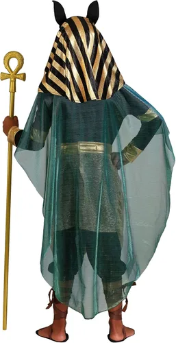 Vista 5 de Disfraz de Anubis para niños Antiguo Egipto