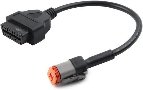 Vista 4 de Cnonee1 OBD2 4Pins Herramienta de diagnóstico Adaptador de conector de cable lector de código adaptador de escáner para Harley Davidson