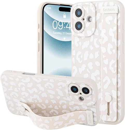 Vista 7 de OOK - Funda compatible con iPhone 11 en color vino rojo con estampado de leopardo, de TPU a prueba de golpes, cubierta delgada de silicona