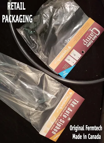 Vista 5 de Fermtech - Mini sifón automático de 15 pulgadas con tubo de grado alimenticio, varita y abrazadera de cepillo, kit esencial de equipo de preparación