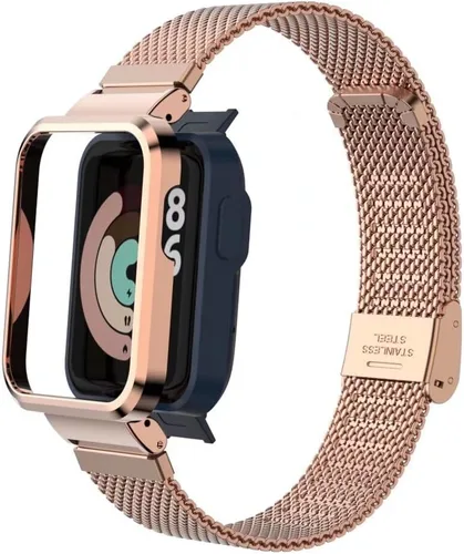 Vista 9 de Compatible con Xiaomi Mi Watch Lite/Redmi Watch Lite, correa de repuesto de metal de acero inoxidable compatible con Xiaomi Mi Watch Lite/Redmi FG1