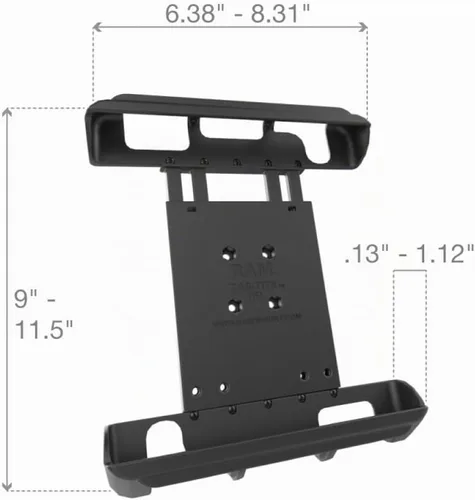 Vista 2 de RAM MOUNTS Tab-Tite - Soporte para tablet iPad y tablets de 10" con fundas