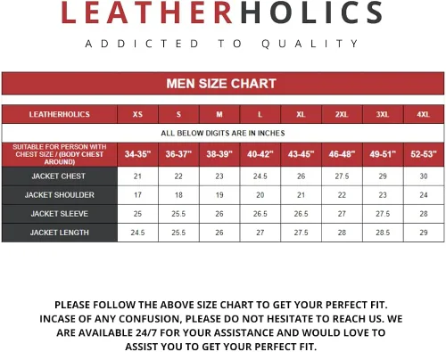 Vista 6 de Leatherholics - Chaqueta de piel de cordero auténtica para hombre