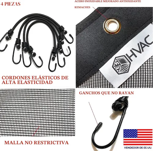 Vista 2 de MODERN WAVE Cubierta de Aire Acondicionado Central para Unidades Exteriores 28 x 28 - Cubierta Defensora Universal para AC Exterior Superior