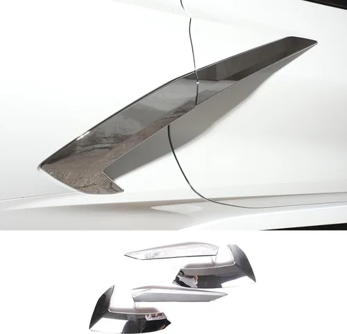 Vista 13 de Cubierta para manija de puerta de automóvil para Chevrolet Corvette C8 Stingray Z06 2020-2025, accesorios de decoración de puerta de ventilación