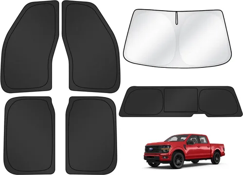 Vista 35 de T TGBROS Parasol para parabrisas para BMW X1 F48 2016 2017 2018 2019 2020 2021 2022 para ventana de automóvil, con bloqueo UV grueso y opaca
