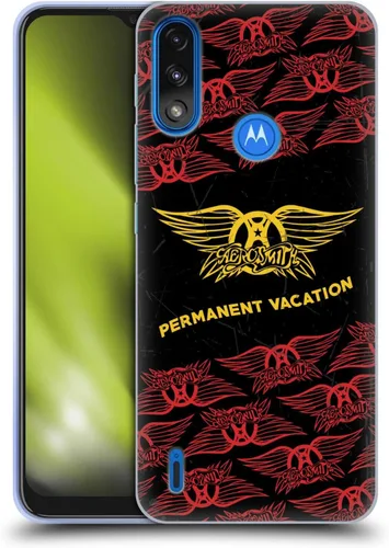 Vista 90 de Head Case Designs Officially Licensed Aerosmith Back in The Saddle Again Classics Gel Case [Military Grade Protection] Compatible with Moto E7