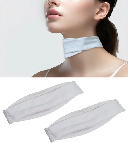 Vista 6 de 2 fundas para traqueotomía para traqueotomía, cubierta de estoma de cuello, transpirable, a prueba de polvo, protector de tráquea ajustable